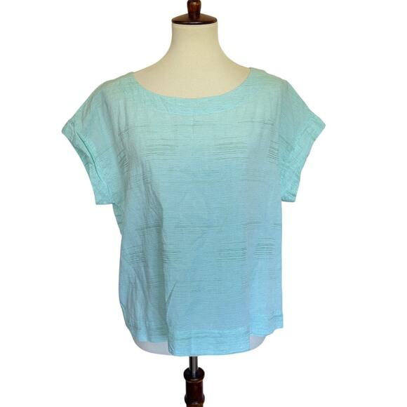 CUT LOOSE - Texture Mini Stripes S/S Crop Top - 0426326 - Picture 1 of 3